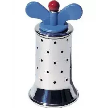 Prieskonių malūnėlis Alessi 9098 mėlynas, nerūdijantis plienas, aukštis 132 mm