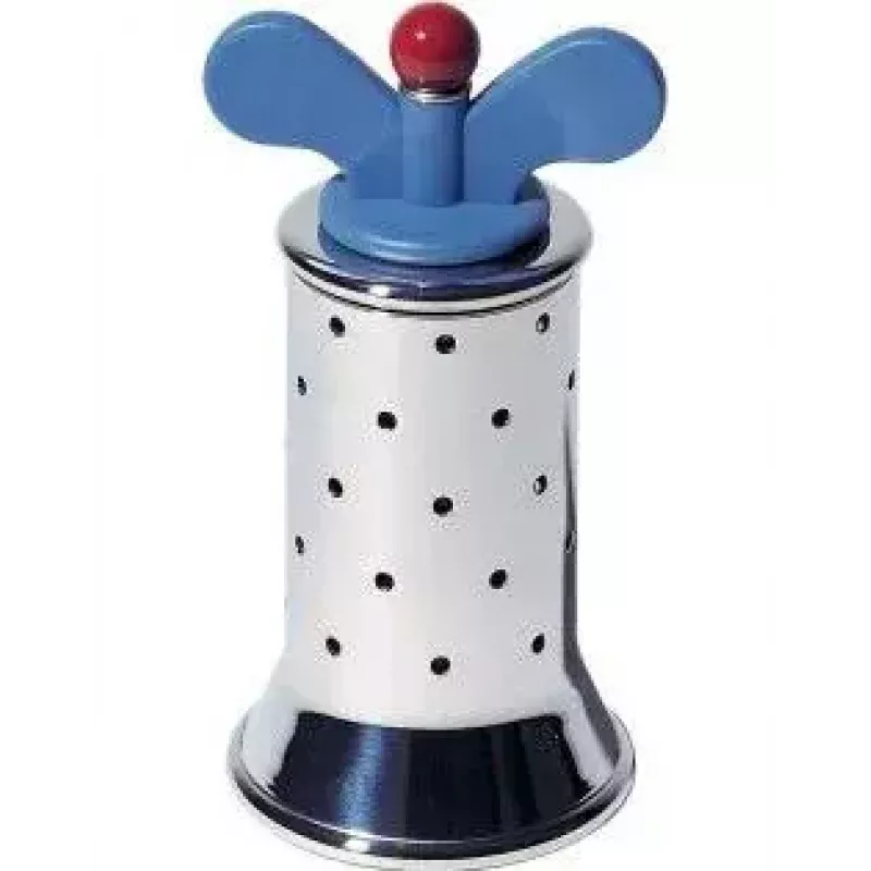 Prieskonių malūnėlis Alessi 9098 mėlynas, nerūdijantis plienas, aukštis 132 mm
