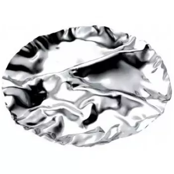 Serviravimo lėkštė Alessi Pepa apvali nerūdijančio plieno 32,3 cm