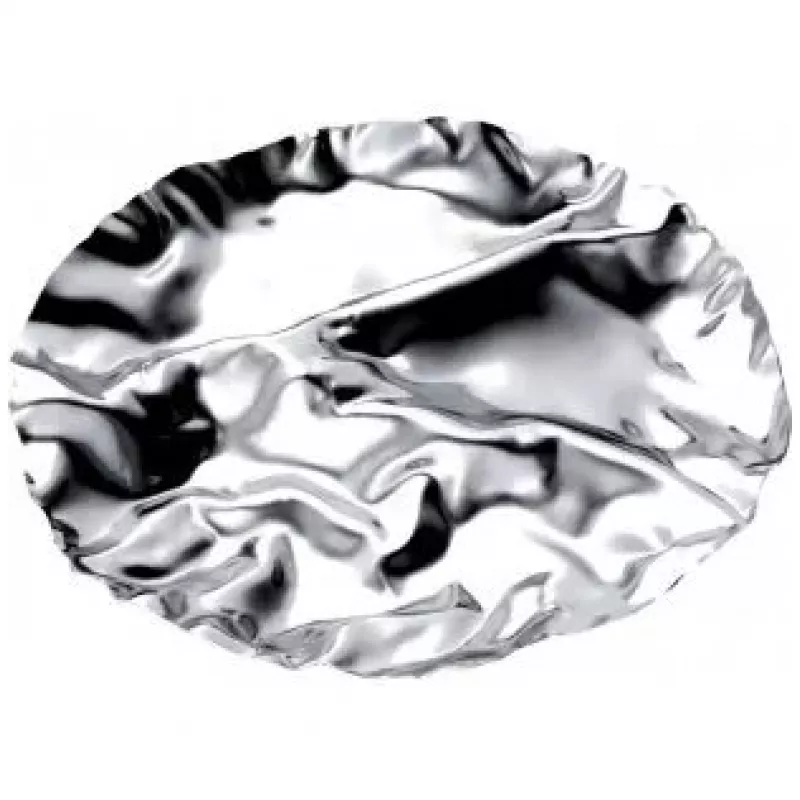 Serviravimo lėkštė Alessi Pepa apvali nerūdijančio plieno 32,3 cm