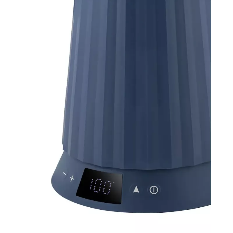 Elektrinis virdulys Alessi Plissé 1,0 L 2200 W mėlynas, termoplastinė derva, paslėpta bazė, automatinis išjungimas