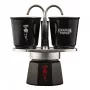 Moka puodas BIALETTI 0005408 rankinis kavos virimo aparatas, juodas, 90 ml