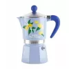Kaitlentės espreso virimo aparatas BIALETTI Rainbow 3 puodeliams, Fruit Vibes — mėlynas