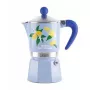 Kaitlentės espreso virimo aparatas BIALETTI Rainbow 3 puodeliams, Fruit Vibes — mėlynas