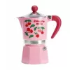 Moka pot BIALETTI Rainbow 3 puodelių Fruit Vibes — rožinis