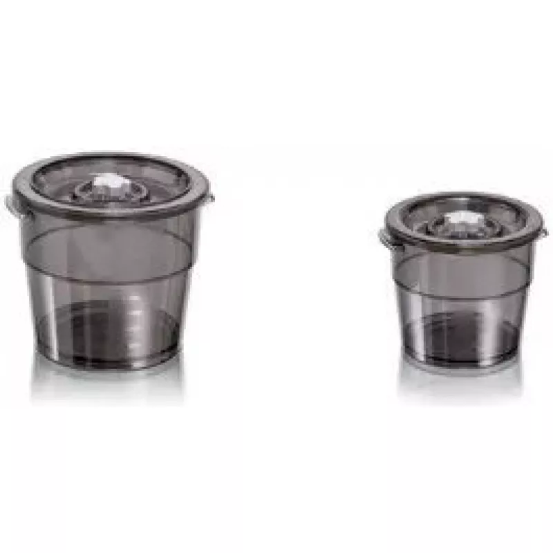 Maisto laikymo indas Magic Vac ACO1005 Apvalus Pilkas Skaidrus 100°C