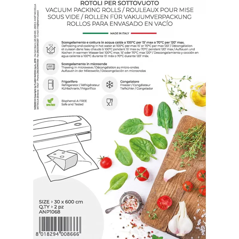 Vakuuminio sandariklio ritinėliai Magic Vac ANP 30 cm x 6 m — 30 cm plotis, 6 m ilgis