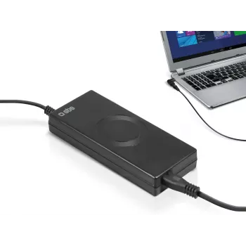 Maitinimo adapteris SBS EM0APA070 70W Vidaus naudojimui Juodas Nešiojamam kompiuteriui