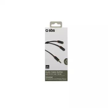 Garso stereo laidas SBS Audio 3,5 mm lizdas su skirstytuvu
