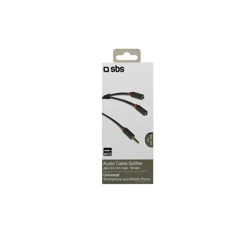 Garso stereo laidas SBS Audio 3,5 mm lizdas su skirstytuvu