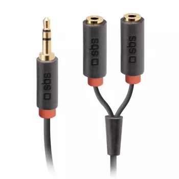 Garso stereo laidas SBS Audio 3,5 mm lizdas su skirstytuvu