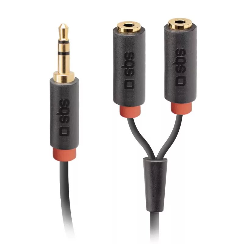 Garso stereo laidas SBS Audio 3,5 mm lizdas su skirstytuvu
