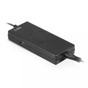 Maitinimo šaltinis SBS Portable 90W nešiojamiesiems kompiuteriams, vidaus, juodas, 2,2 m