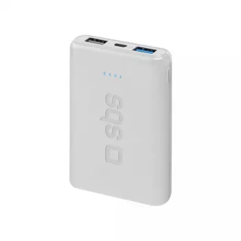 Nešiojama išorinė baterija SBS 5000 mAh, 5000 mAh baterijos talpa