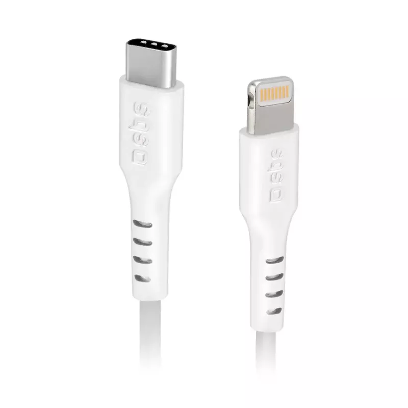“Lightning” į USB-C kabelis SBS Mobile TECABLELIGTC2W — 2 m, balta