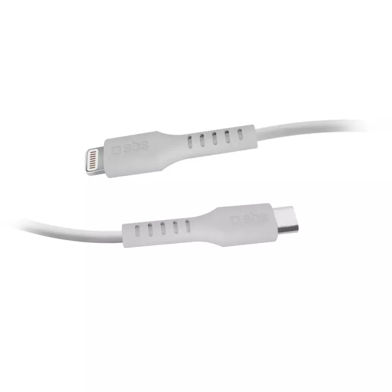 “Lightning” į USB-C kabelis SBS Mobile TECABLELIGTC2W — 2 m, balta
