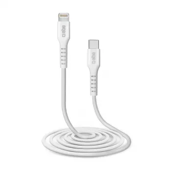 “Lightning” į USB-C kabelis SBS Mobile TECABLELIGTC2W — 2 m, balta