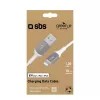 Laidas Lightning SBS GRECABLEUSBIP589W 1,2 m sidabrinis baltas