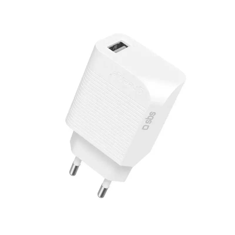 Mobiliojo įrenginio įkroviklis SBS GRETR1USB18W Universal White AC Fast charging