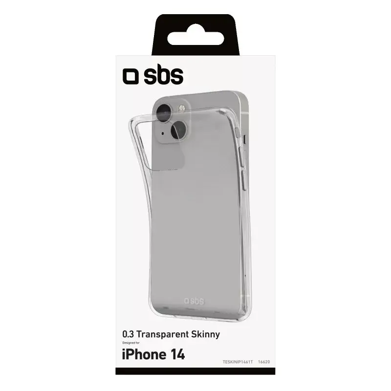 Dėklas SBS TESKINIP1461T, skirtas iPhone 14, permatomas, 15,5 cm