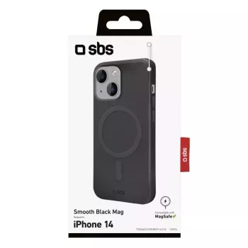 Dėklas SBS TEMAGCOVRUBIP1461K skirtas iPhone 14 15.5 cm juodas