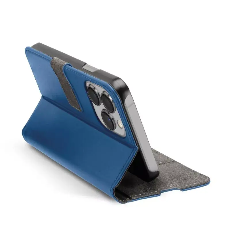 Piniginės tipo dėklas SBS TEBKWALIP1461PB, skirtas iPhone 14 Pro 15,5 cm, mėlynas