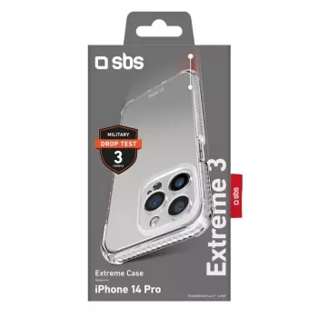 Dėklas SBS Extreme X3 iPhone 14 Pro 15.5 cm Skaidrus