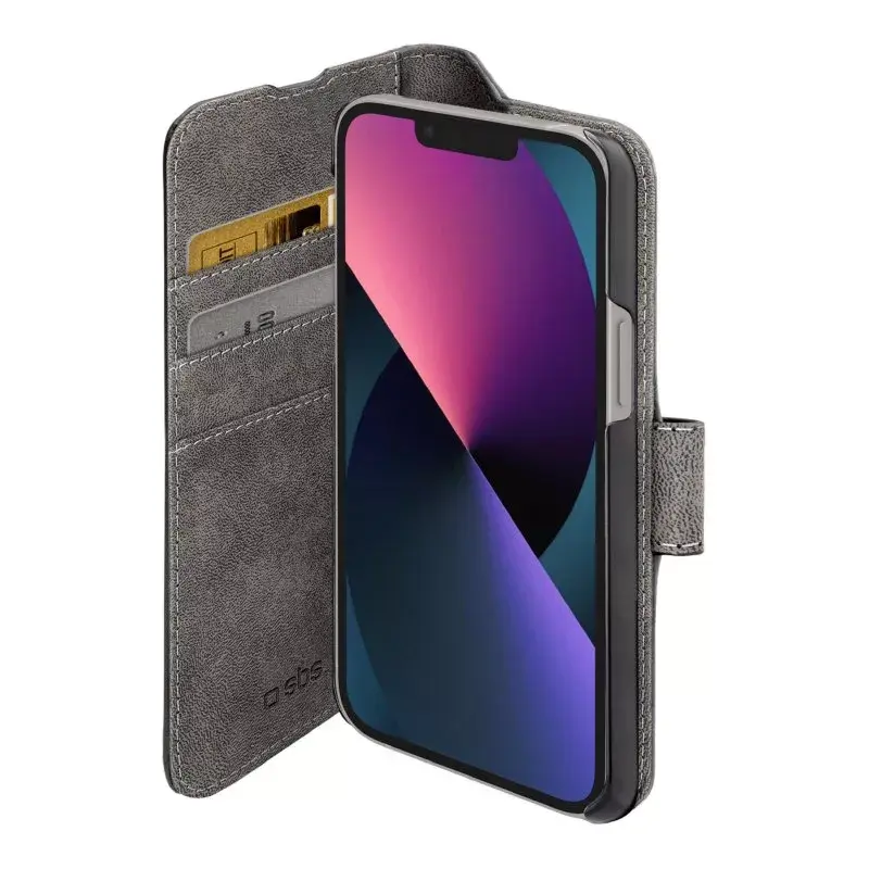Dėklas-piniginė SBS TEBKWALIP1467K, skirtas iPhone 14 Plus, 17 cm, juodas