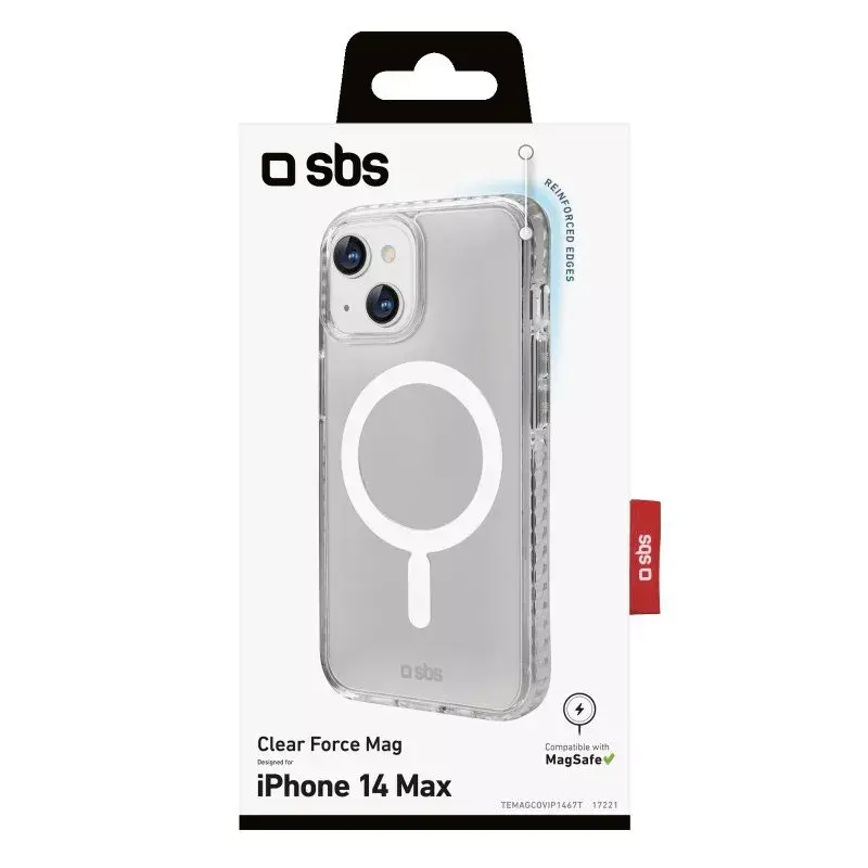 Dėklas SBS TEMAGCOVIP1467T skirtas iPhone 14 Plus 17 cm permatomas