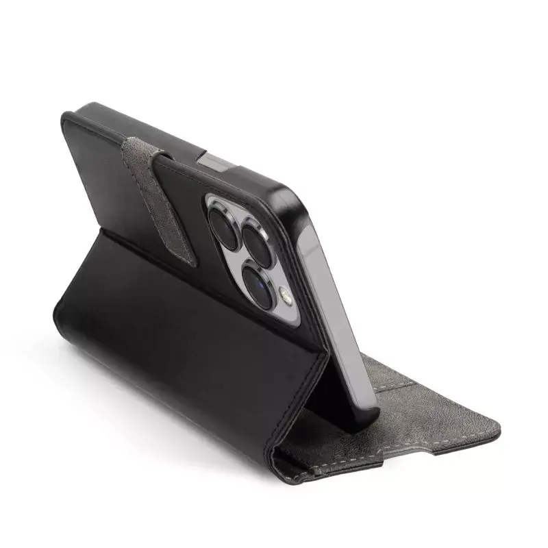 Piniginės tipo dėklas SBS TEBKWALIP1467PK, skirtas iPhone 14 Pro Max 17 cm, juodas