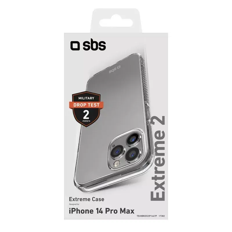 Dėklas SBS TEUNBKEX2IP1467P skirtas iPhone 14 Pro Max 17 cm skaidrus