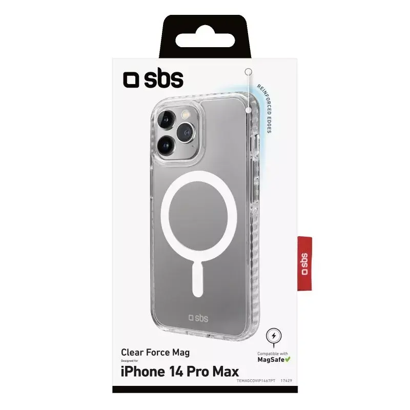 Dangtelis SBS TEMAGCOVIP1467PT skirtas iPhone 14 Pro Max 17 cm permatomas