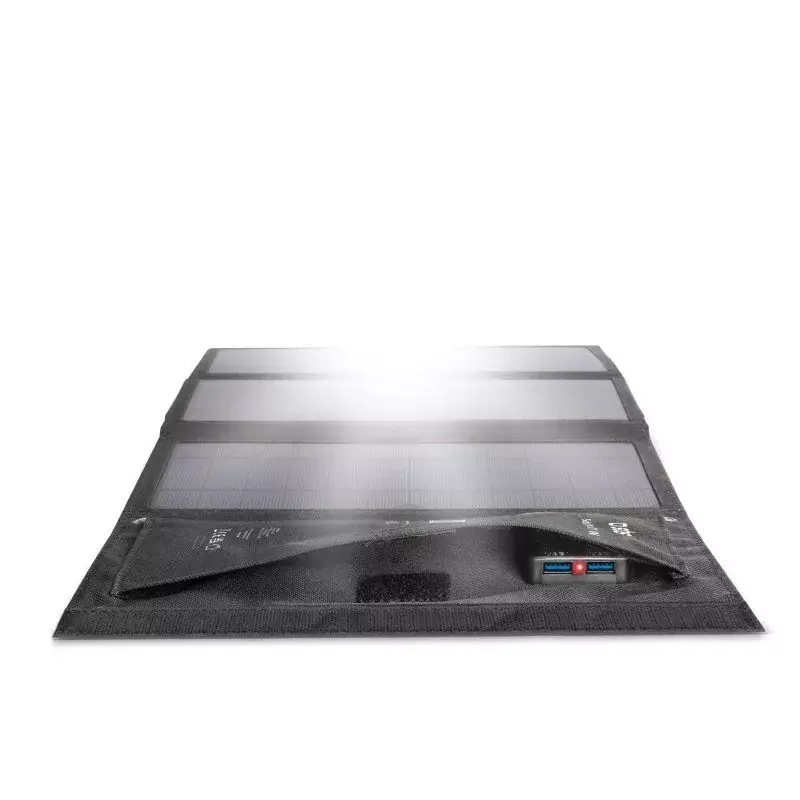 SBS TESOLARCHG21W 21W USB 5V 2.1A Juoda saulės plokštė