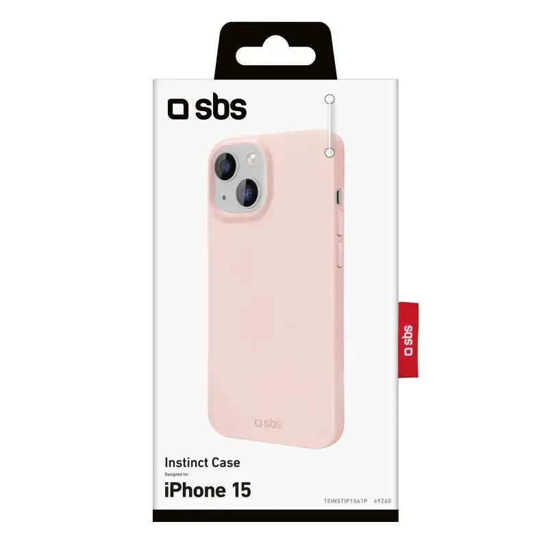 Cover SBS TEINSTIP1561P Pink iPhone 15 15,5 cm (6,1 colio)