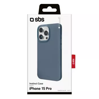 Dėklas SBS TEINSTIP1561PB, skirtas iPhone 15 Pro, 15,5 cm, mėlynas