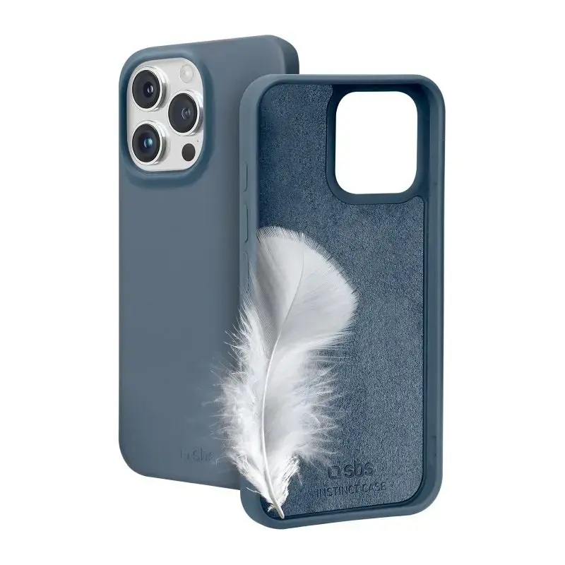 Dėklas SBS TEINSTIP1561PB, skirtas iPhone 15 Pro, 15,5 cm, mėlynas
