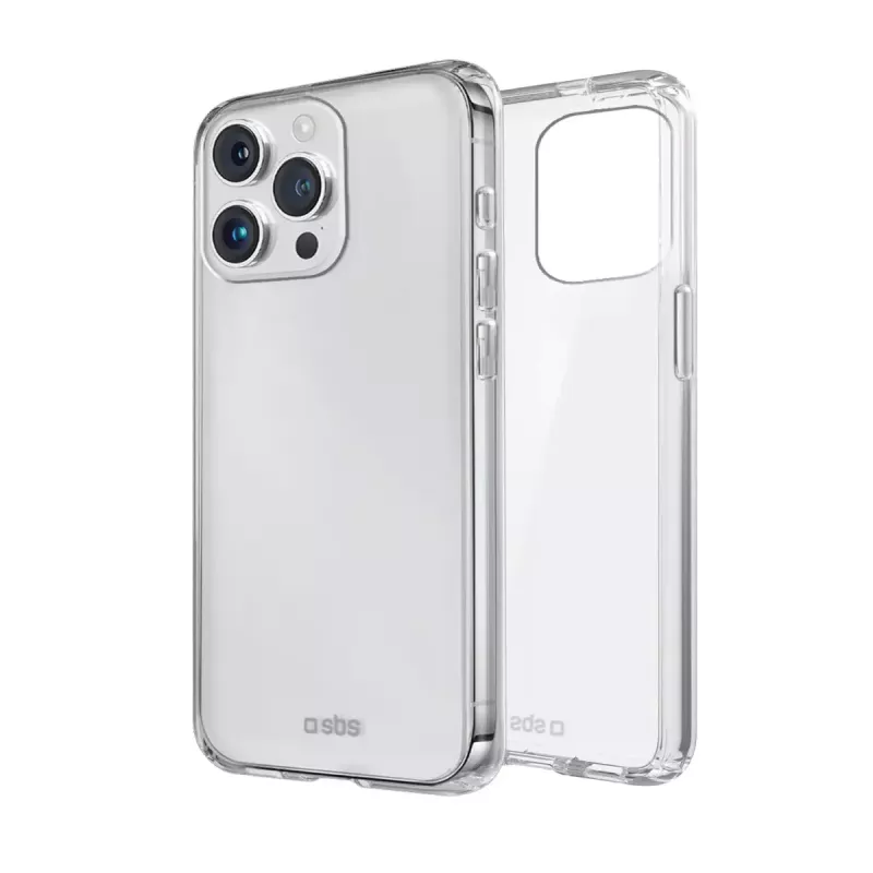 Dėklas SBS TESKINIP1561PT skirtas iPhone 15 Pro 15,5 cm, permatomas