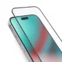 Ekrano/galinio dangtelio apsauga SBS, skirta iPhone 15 Pro, silikonas + grūdintas stiklas, permatoma, 1 vnt.