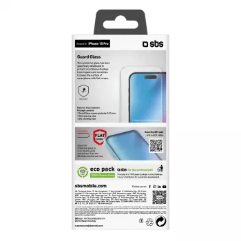 Ekrano apsauga SBS TESCRGLIP1561P Apple iPhone 15 Pro Grūdintas stiklas