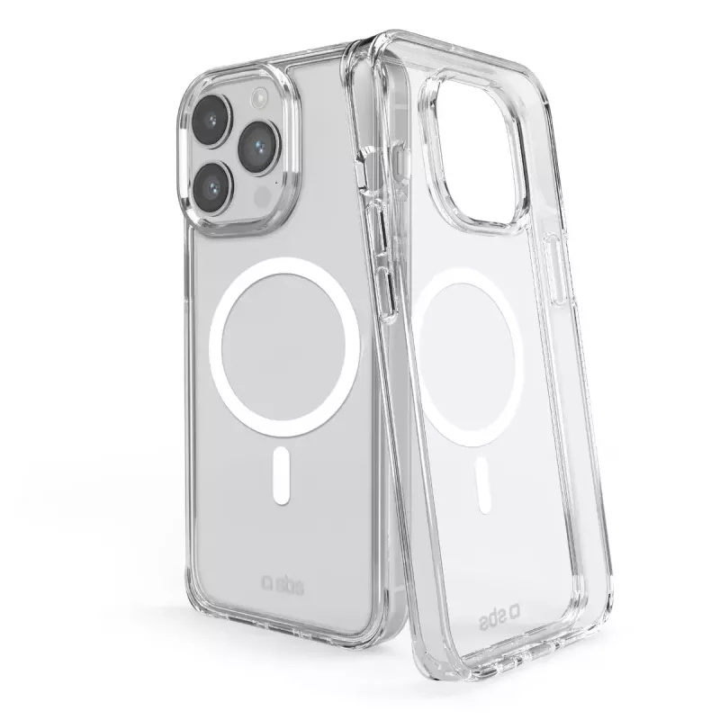 SBS Light Mag dėklas iPhone 16 Pro permatomas 6,3 col.