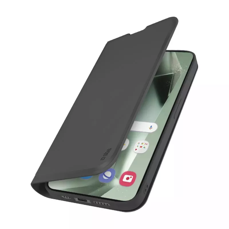 Knygelinis dėklas Samsung Galaxy S24 FE 17 cm juodas SBS TEWALSAS24FEK