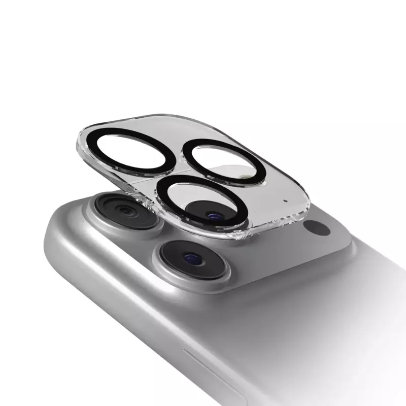 Ekrano ir nugarėlės apsauga su kameros objektyvo apsauga SBS TECAMGLIP1763P, skirta Apple iPhone 17 Pro / 17 Pro Max, silikonas ir grūdintas stiklas, permatoma, 1 vnt.