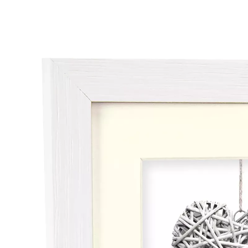 Vieno paveikslėlio rėmelis ZEP Regent 2 Baltas Medis 330x430 mm