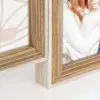 Nuotraukų rėmelių rinkinys ZEP Kriss 4Q medinis rudas baltas 310x340 mm