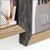 Nuotraukų rėmelių rinkinys ZEP Vercelli juoda ruda MDF 535x320 mm