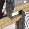 Nuotraukų rėmelių rinkinys ZEP Vercelli juoda ruda MDF 535x320 mm