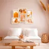 Nuotraukų rėmelių rinkinys ZEP Ayas 6Q White MDF 1 vnt.