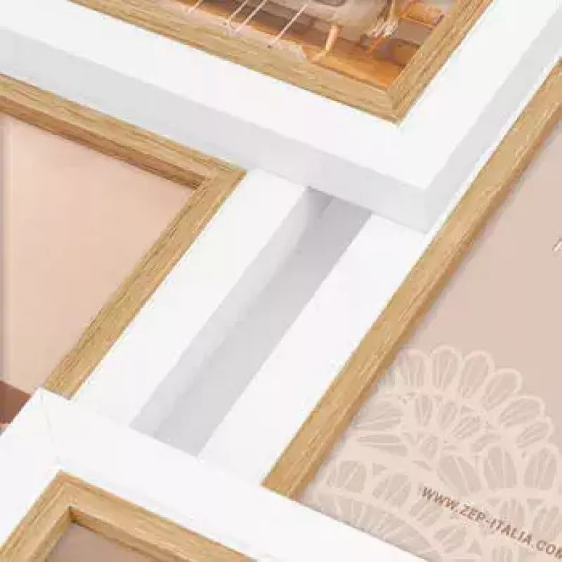Nuotraukų rėmelių rinkinys ZEP Ayas 6Q White MDF 1 vnt.
