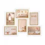 Nuotraukų rėmelių rinkinys ZEP Ayas 6Q White MDF 1 vnt.