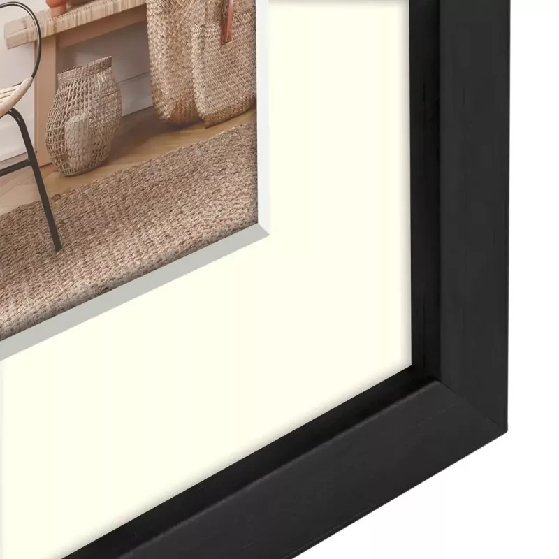 Pavienis paveikslėlio rėmelis ZEP V4568B juodos spalvos medinis 170x220 mm